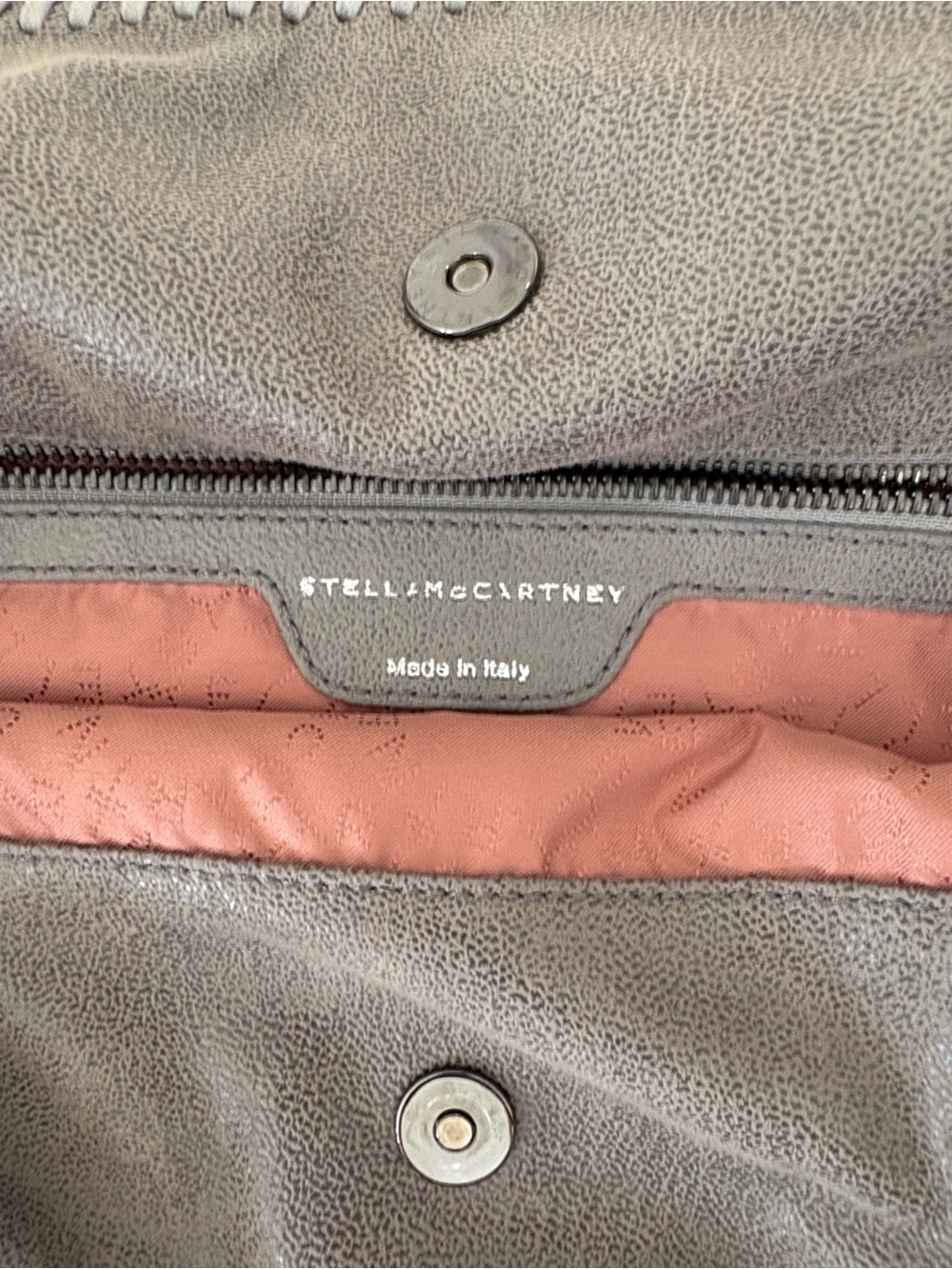 Stella McCartney Grey Chain-Trim Falabella Tote - Picture 5 of 13